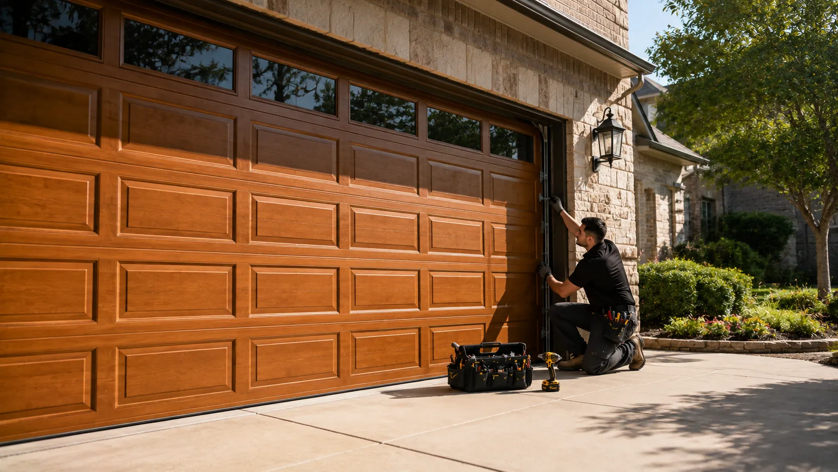 Garage door styles