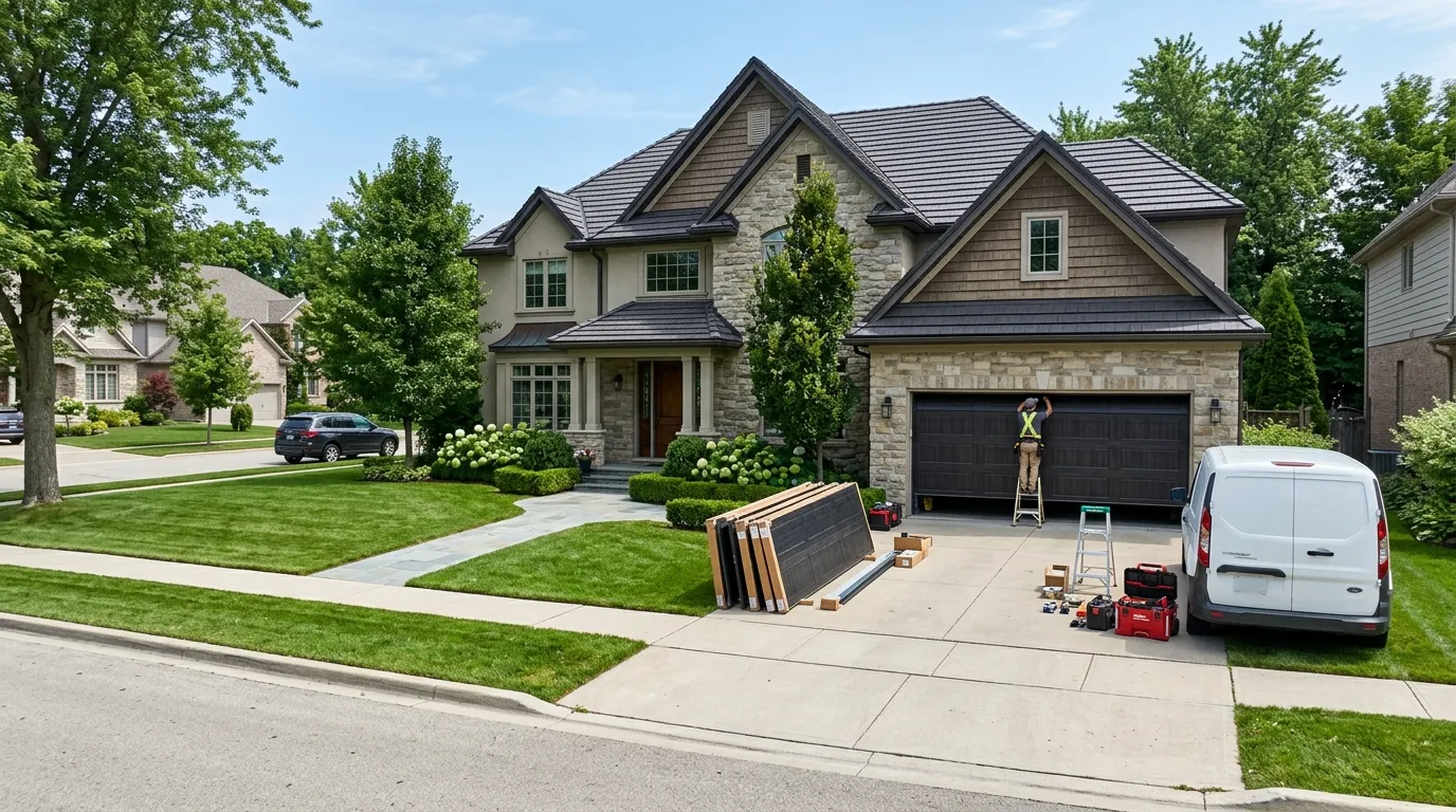 Garage Door Installation in Irving