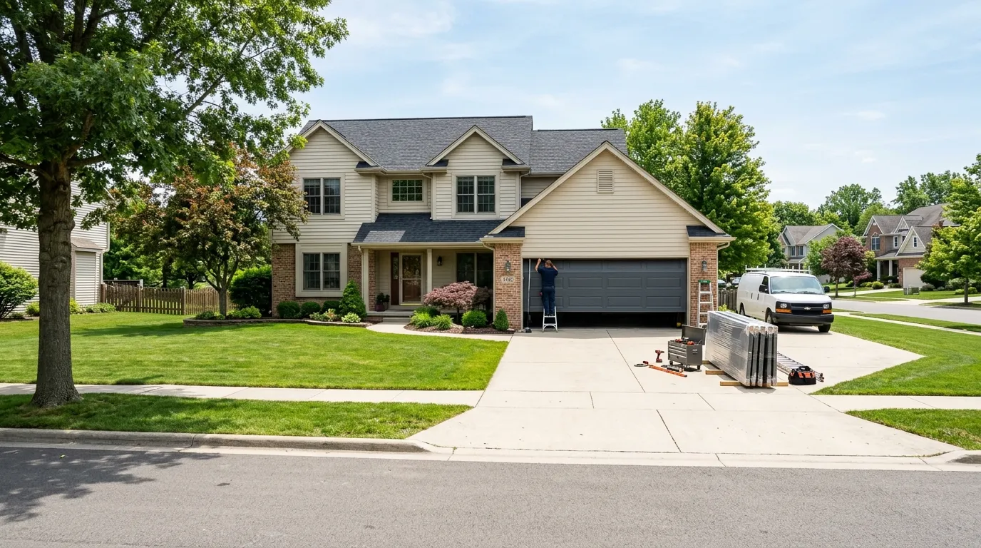 Garage Door Installation in Irving