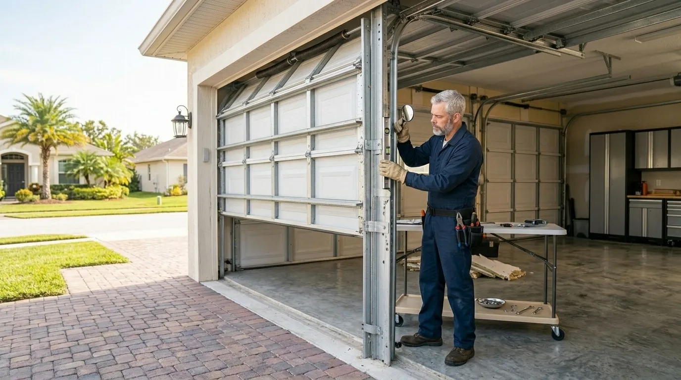 Repaired & tested - Irving garage door service