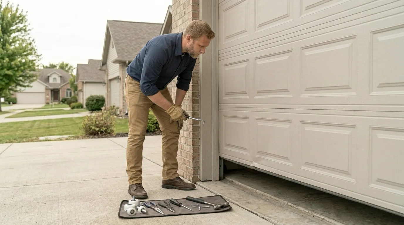 Repaired & tested - Irving garage door service