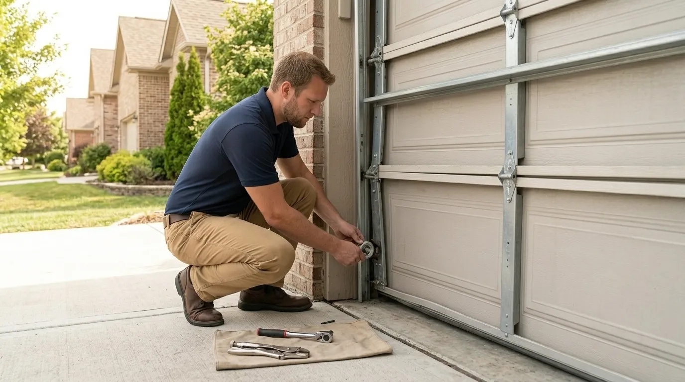 Repaired & tested - Irving garage door service