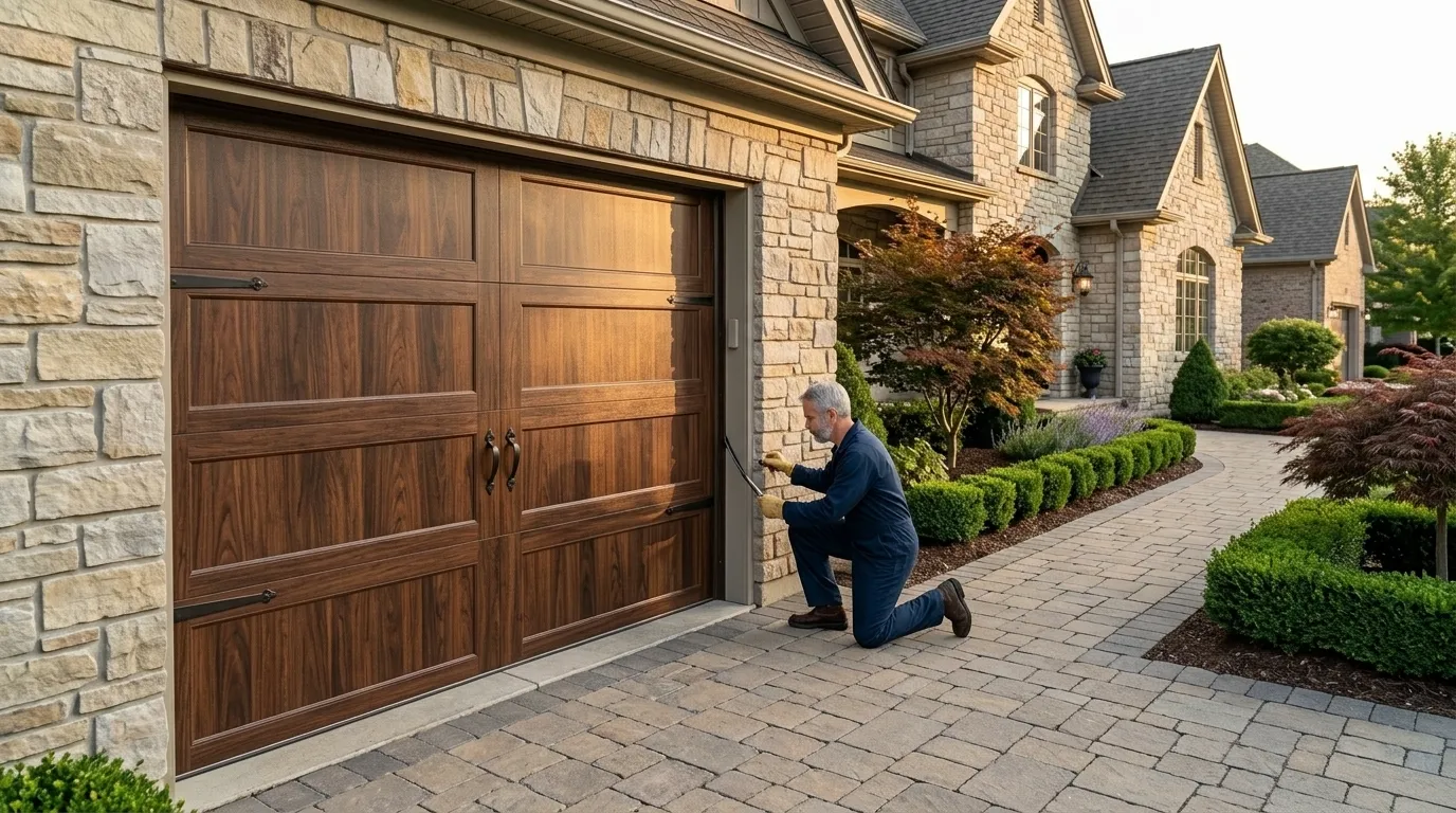 Repaired & tested - Irving garage door service