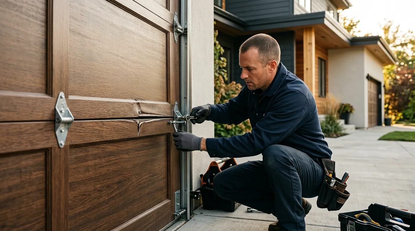 Repaired & tested - Irving garage door service