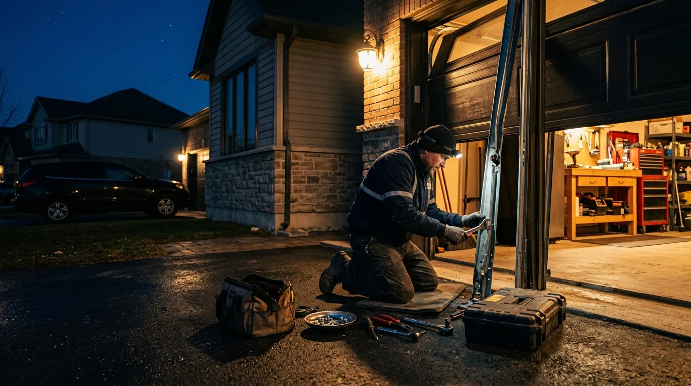 Repaired & tested - Irving garage door service