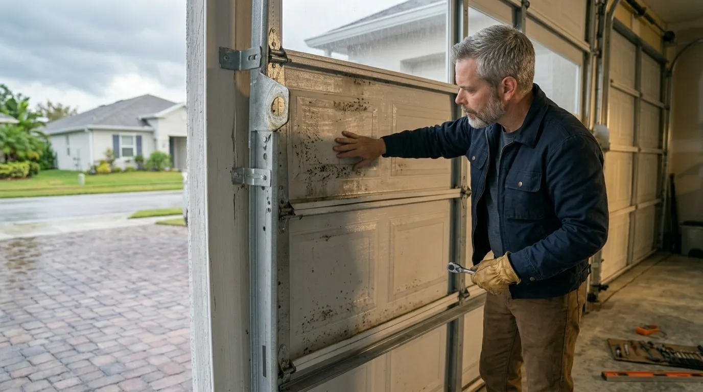 Repaired & tested - Irving garage door service