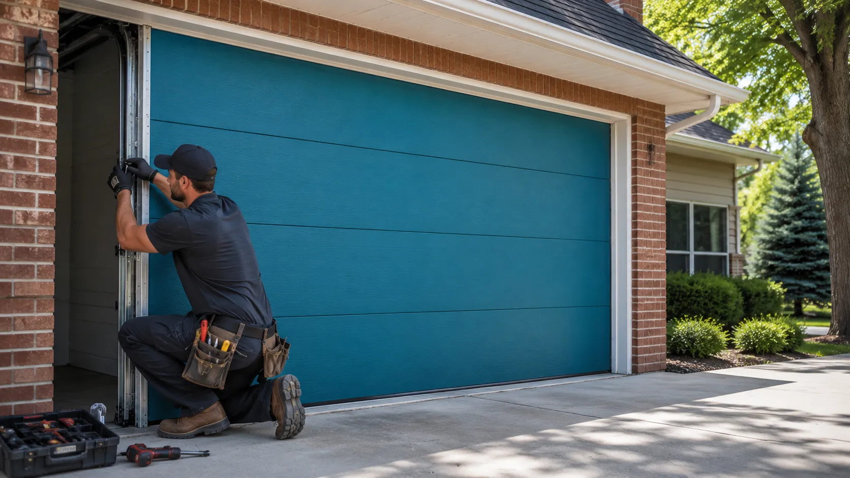 New Garage Door Installation for DeSoto's 1990s Housing Stock