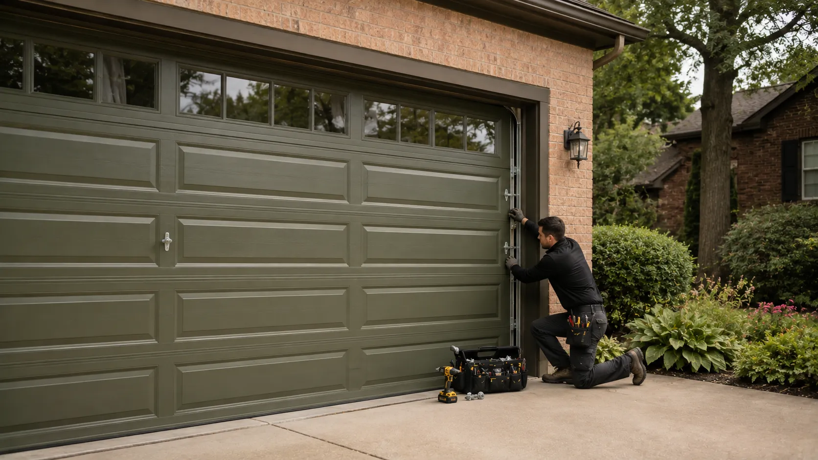 Garage Door Service for Keller's Newer Housing Stock